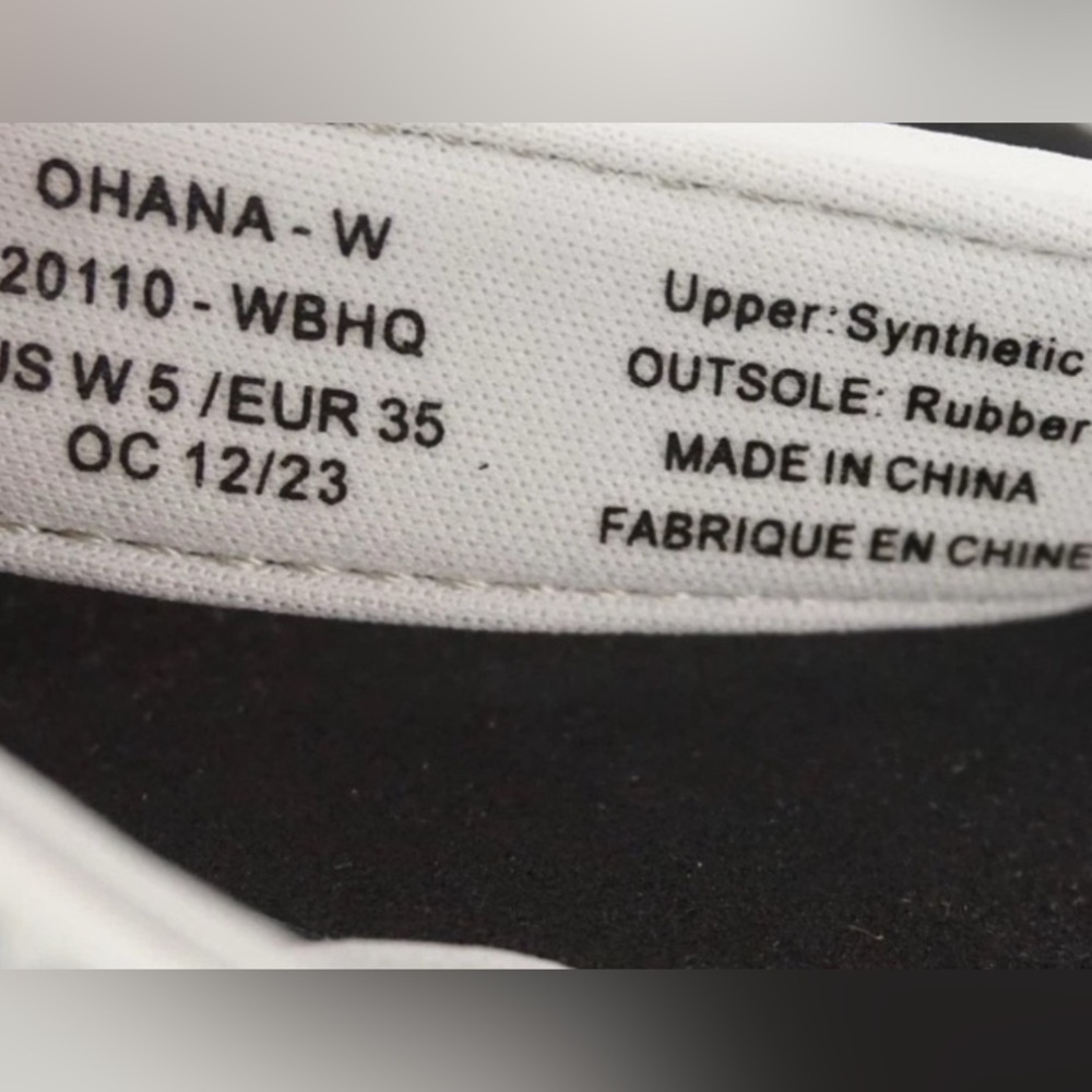 NWT [OluKai] Ohana Bight White/Hua Slip-On Flip Flop Thong Sandals Women’s 5.0 - Picture 15 of 16